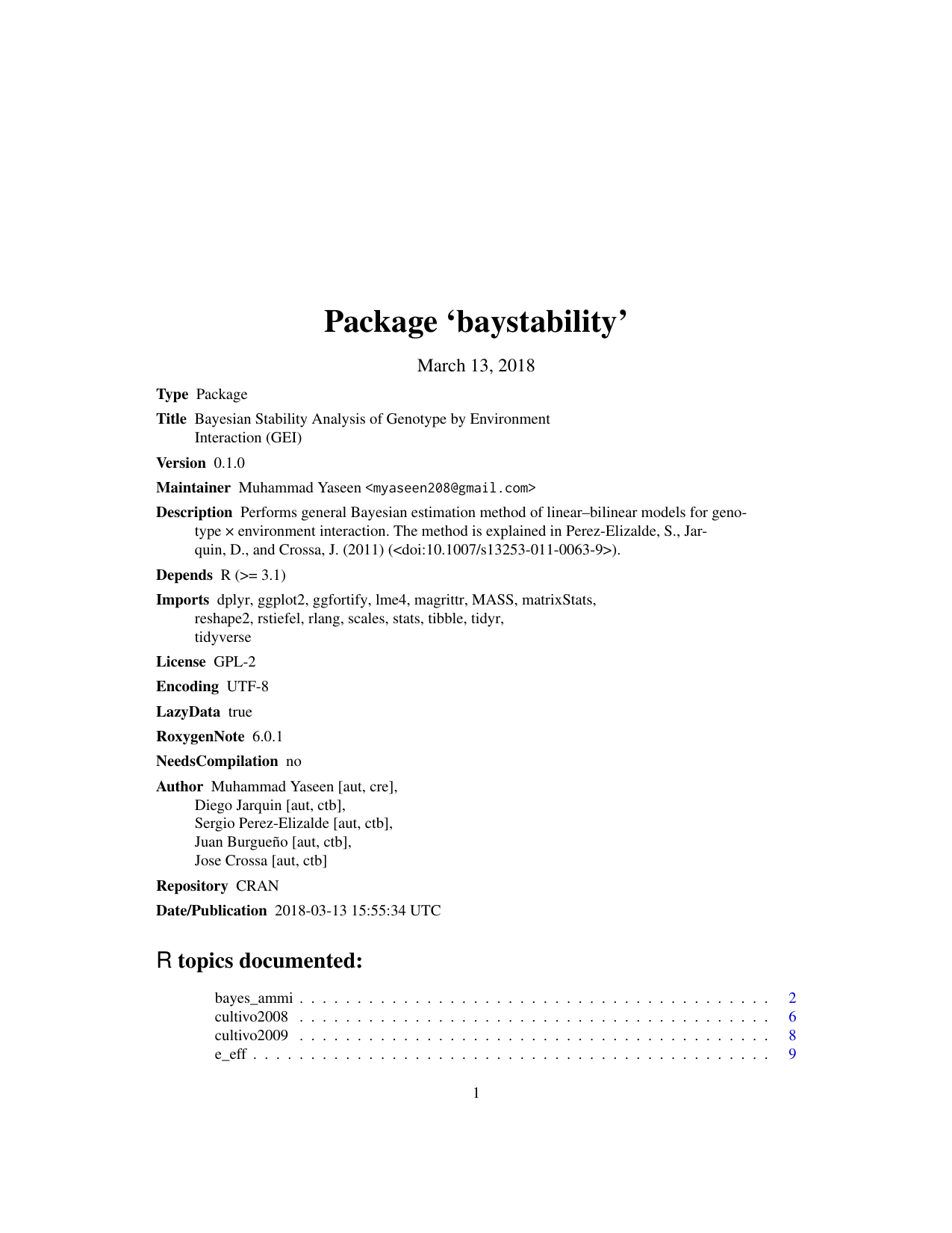baystability